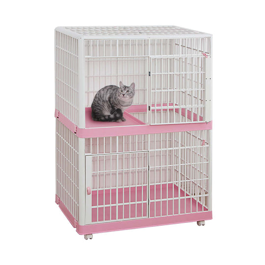Iris 2-tier Cat Cage 812 (Pink)