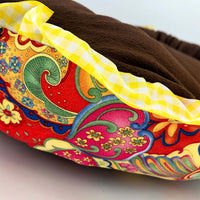 Ps Ax Oval Floral Pet Bed (assorted)