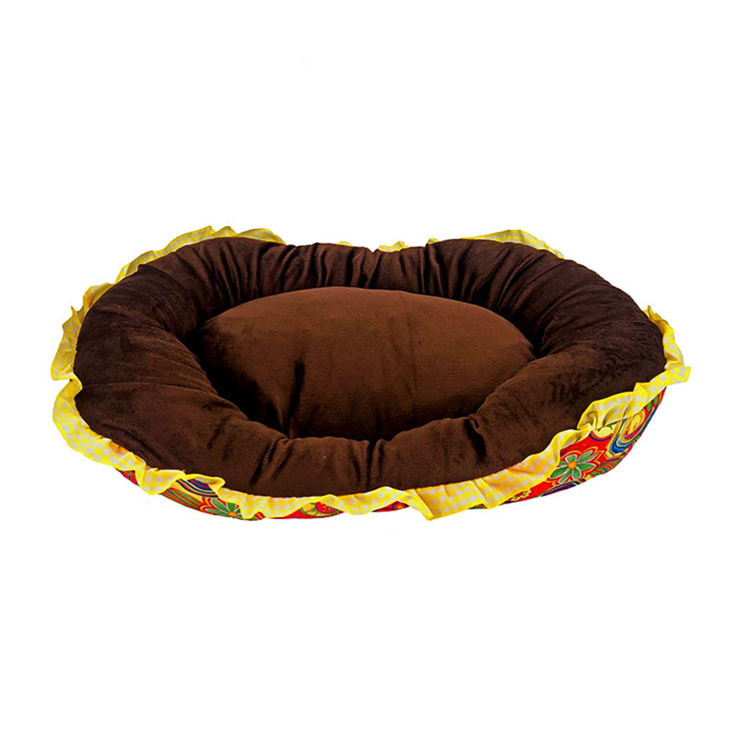 Ps Ax Oval Floral Pet Bed (assorted)