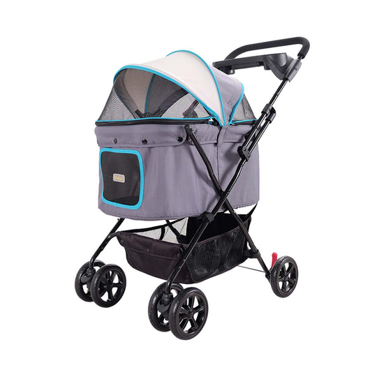 Ibiyaya Easy Strolling Pet Buggy (Grey)