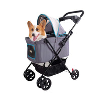 Ibiyaya Easy Strolling Pet Buggy (Grey)