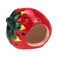 Carno Hamster Ceramic House (Strawberry)