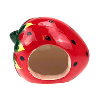Carno Hamster Ceramic House (Strawberry)