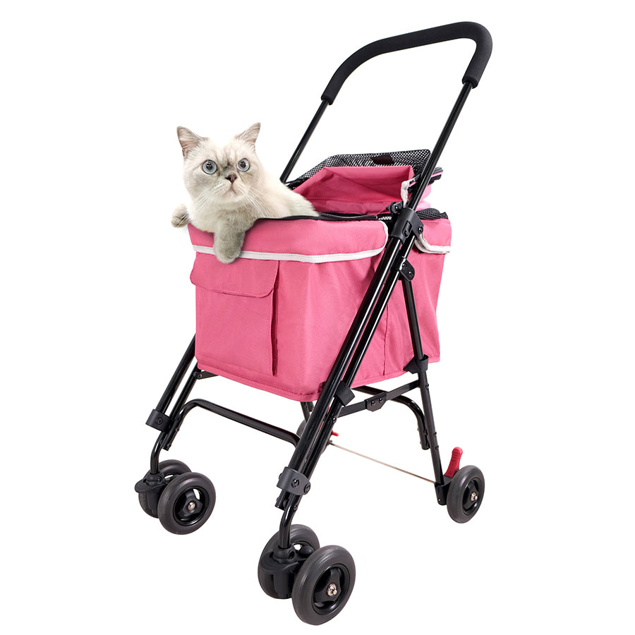 Ibiyaya Astro Go Lite Mini Pet Buggy Stroller (Rose Pink)