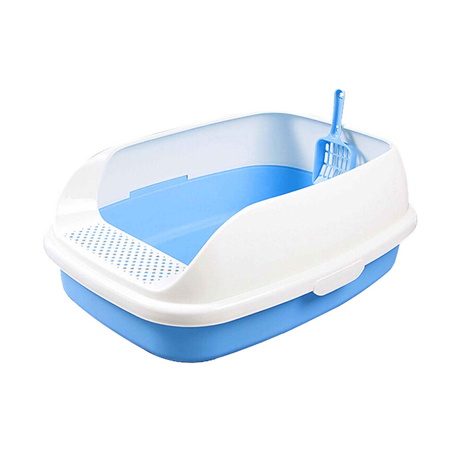 Makar Pedal Cat Litter Box (Blue)