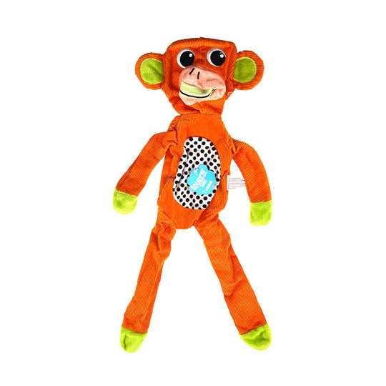 Ps Flattie Monkey Squeaky Toy