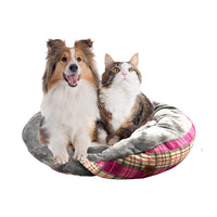 Ps Haodi Pink Checker Whirlwind Pet Bed