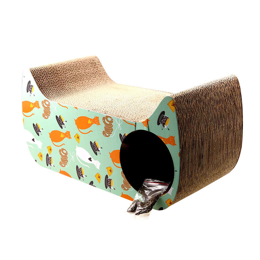 Ps Corrugated Cat Head Scratch With Hole