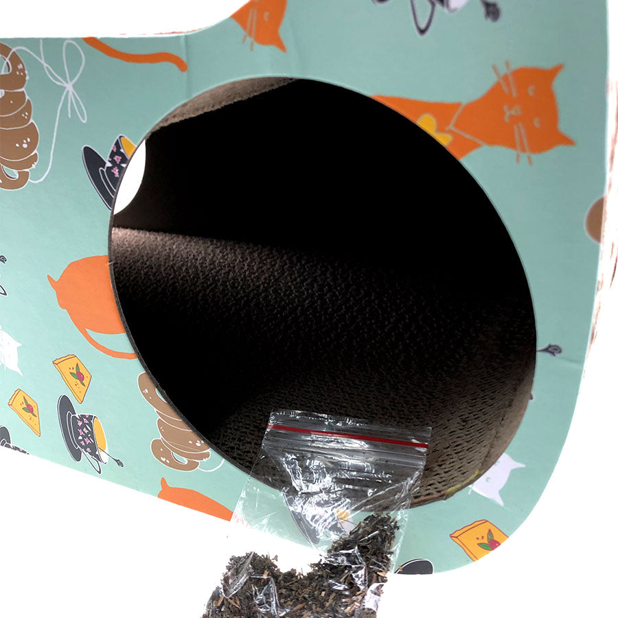 Ps Corrugated Cat Head Scratch With Hole