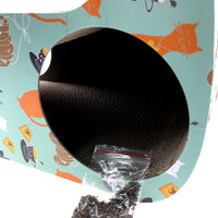 Ps Corrugated Cat Head Scratch With Hole