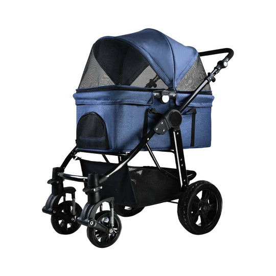 2gather 2-in-1 Detachable Pet Stroller (blue)