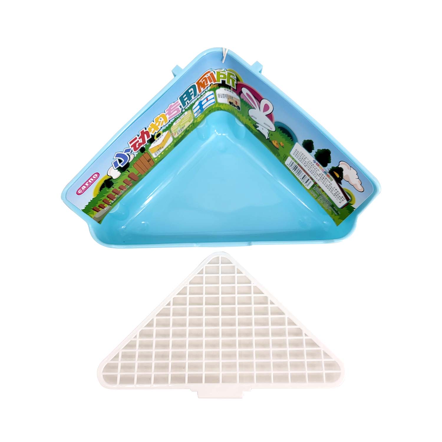 Carno Triangle Rabbit Toilet (Blue)