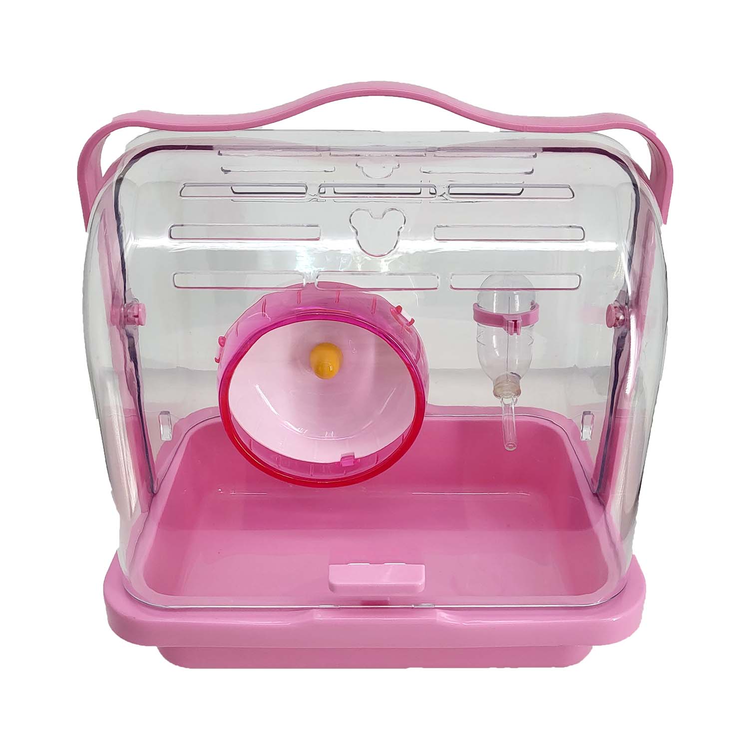 Pink hamster store cage