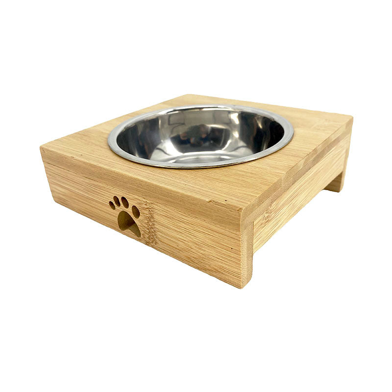 Carno Stainless Steel Bowl With Bamboo Frame