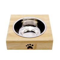 Carno Stainless Steel Bowl With Bamboo Frame