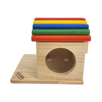 Carno Chinchilla Rainbow Wooden House
