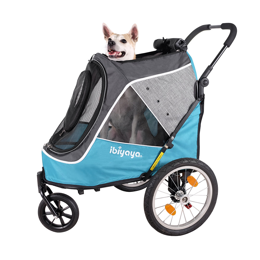 Ibiyaya Happy Pet Trailer / Jogger 2.0 (Ocean Blue)