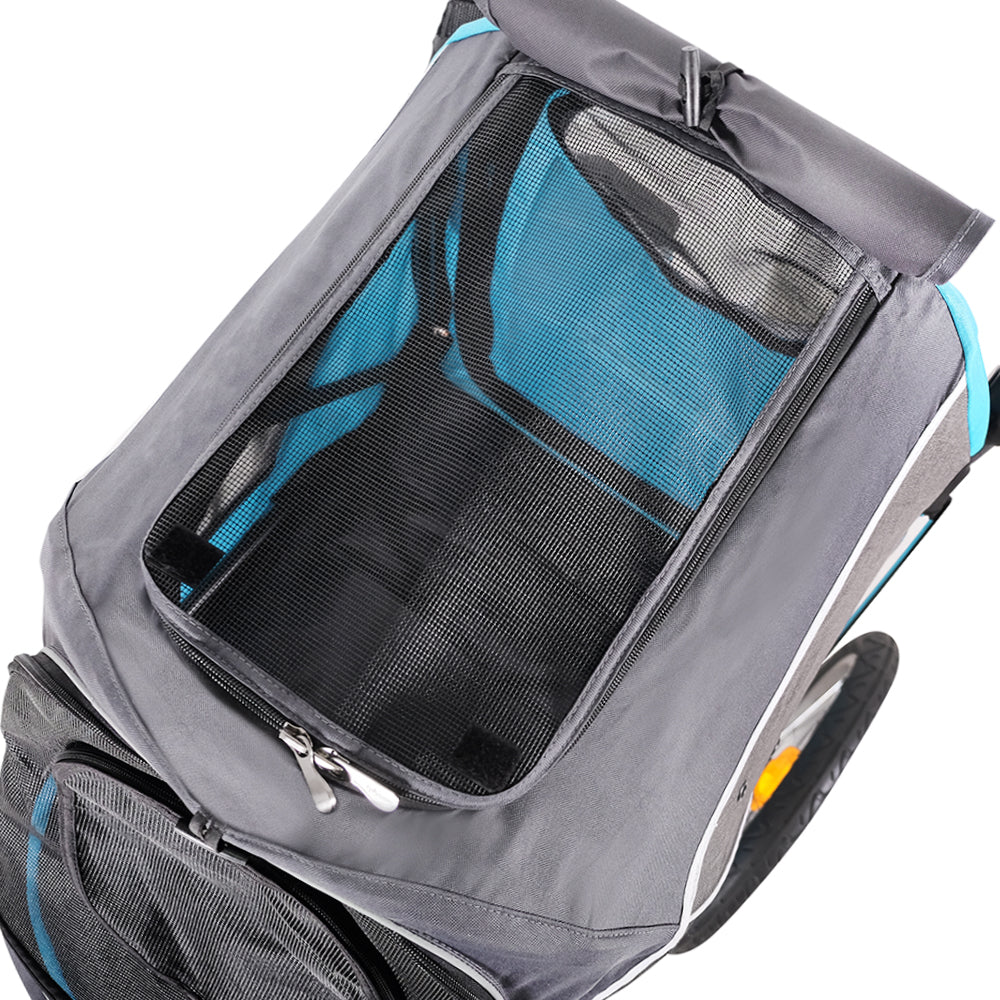 Ibiyaya Happy Pet Trailer / Jogger 2.0 (Ocean Blue)
