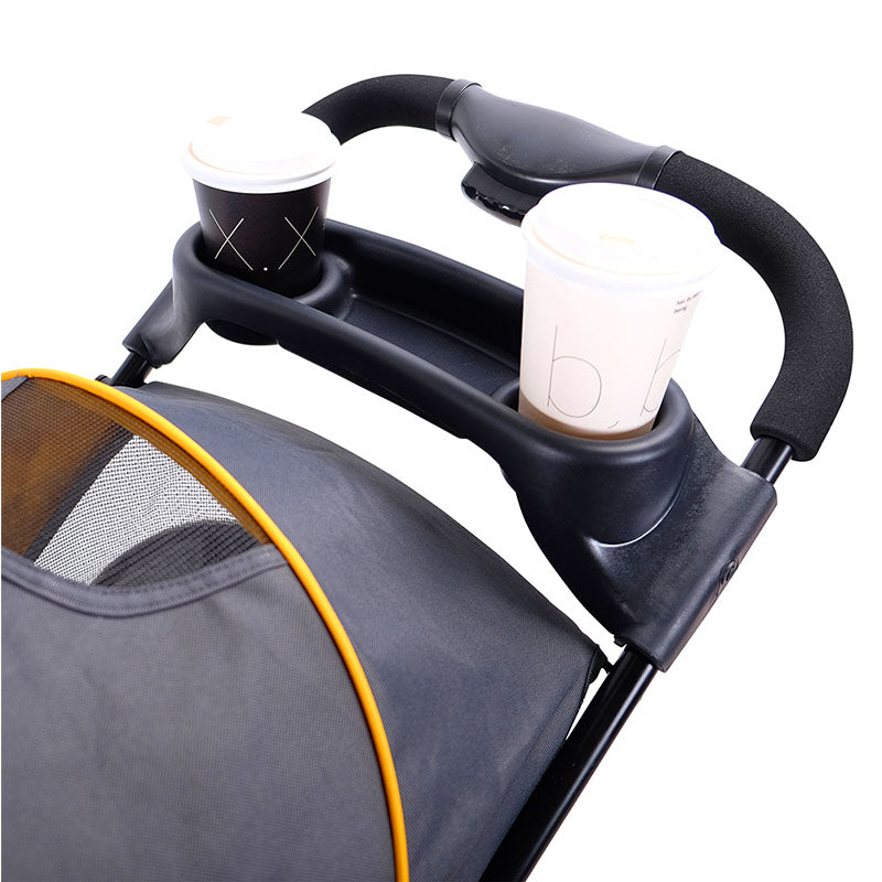 Ibiyaya Cloud 9 Pet Stroller (Mustard Yellow)