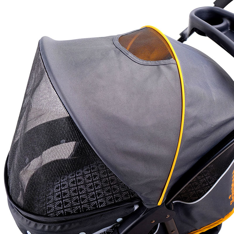 Ibiyaya Cloud 9 Pet Stroller (Mustard Yellow)