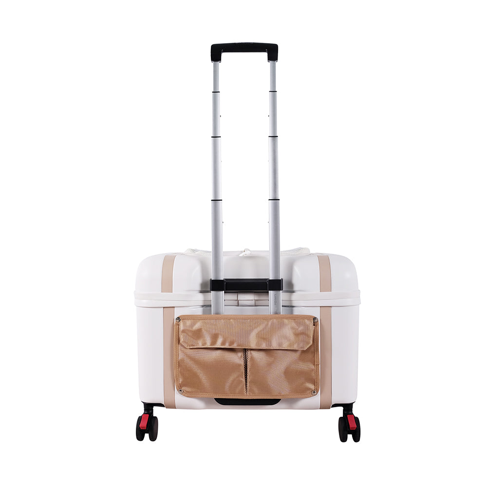 Ibiyaya Lavada Pet Transport Luggage (White Mocha)