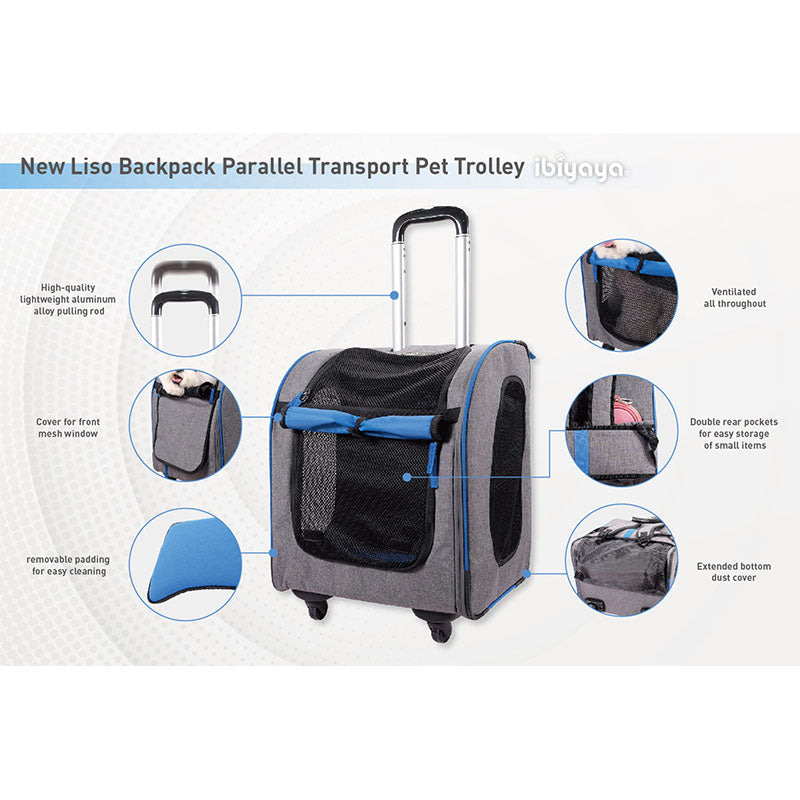 Ibiyaya Liso Backpack Parallel (Slate & Sapphire)