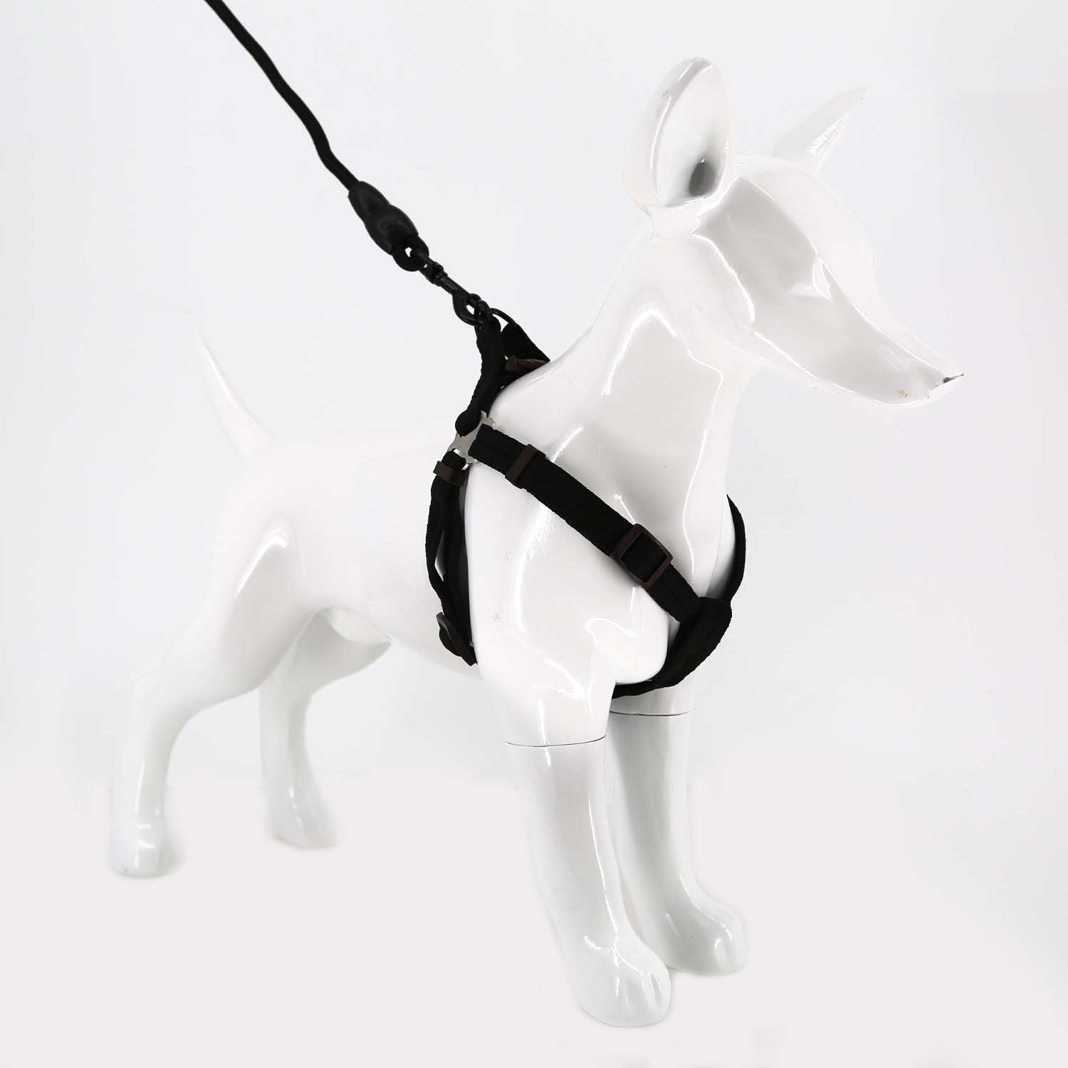 2gather Harness and Lead with Sponge Handle (Black)