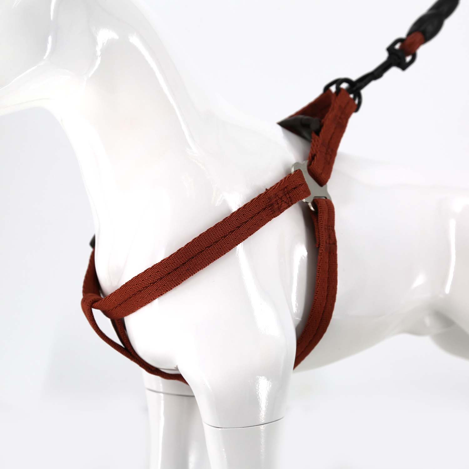2gather Harness and Lead with Sponge Handle (Brown)