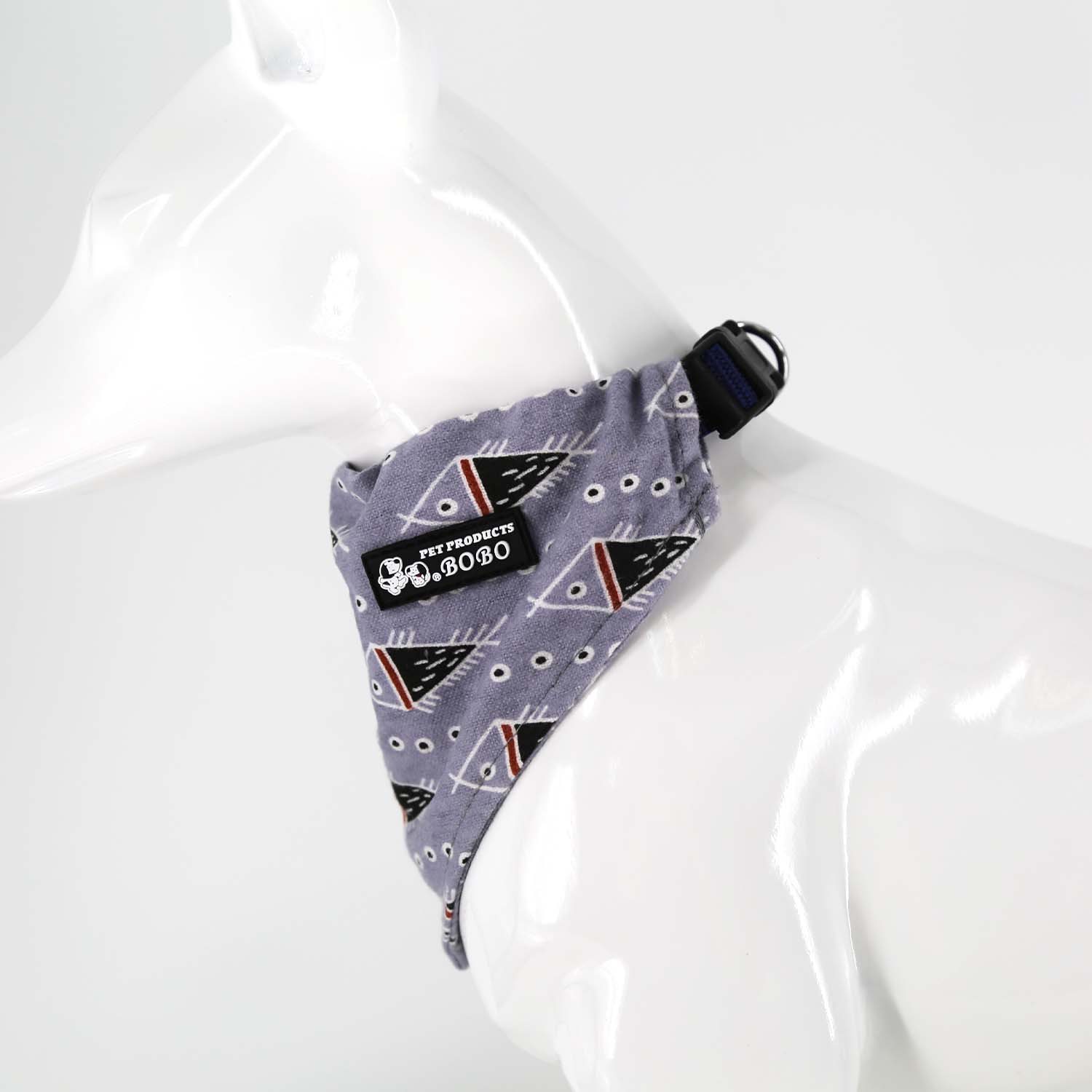 Bobo Fish Bib (Ash Blue)