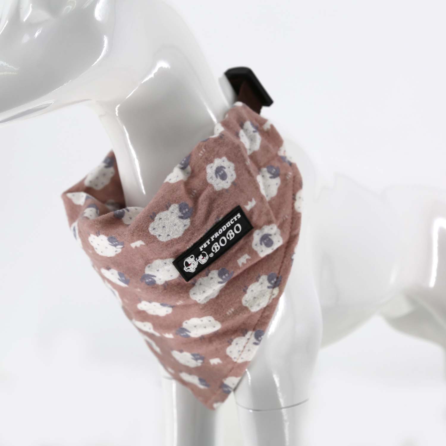 Bobo Sheep Bib (Ash Pink)