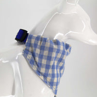 Bobo Checkered Bib (Blue)