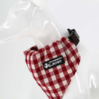 Bobo Checkered Bib (Red)