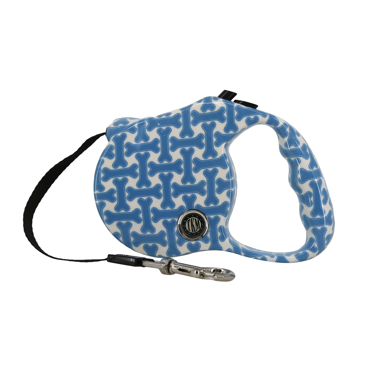 Bobo TKM Retractable Dog Bone Lead (Blue)