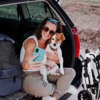 Fur parents with Ibiyaya Cleo Travel Stroller