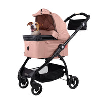 Ibiyaya Cleo Travel Stroller (Coral Pink)
