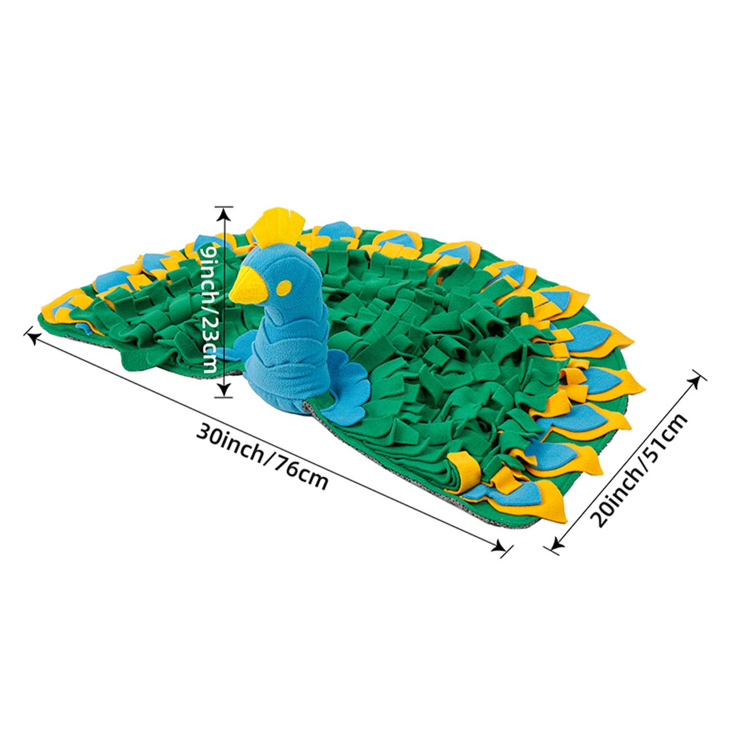 Doglemi Peacock Snuffle Mat