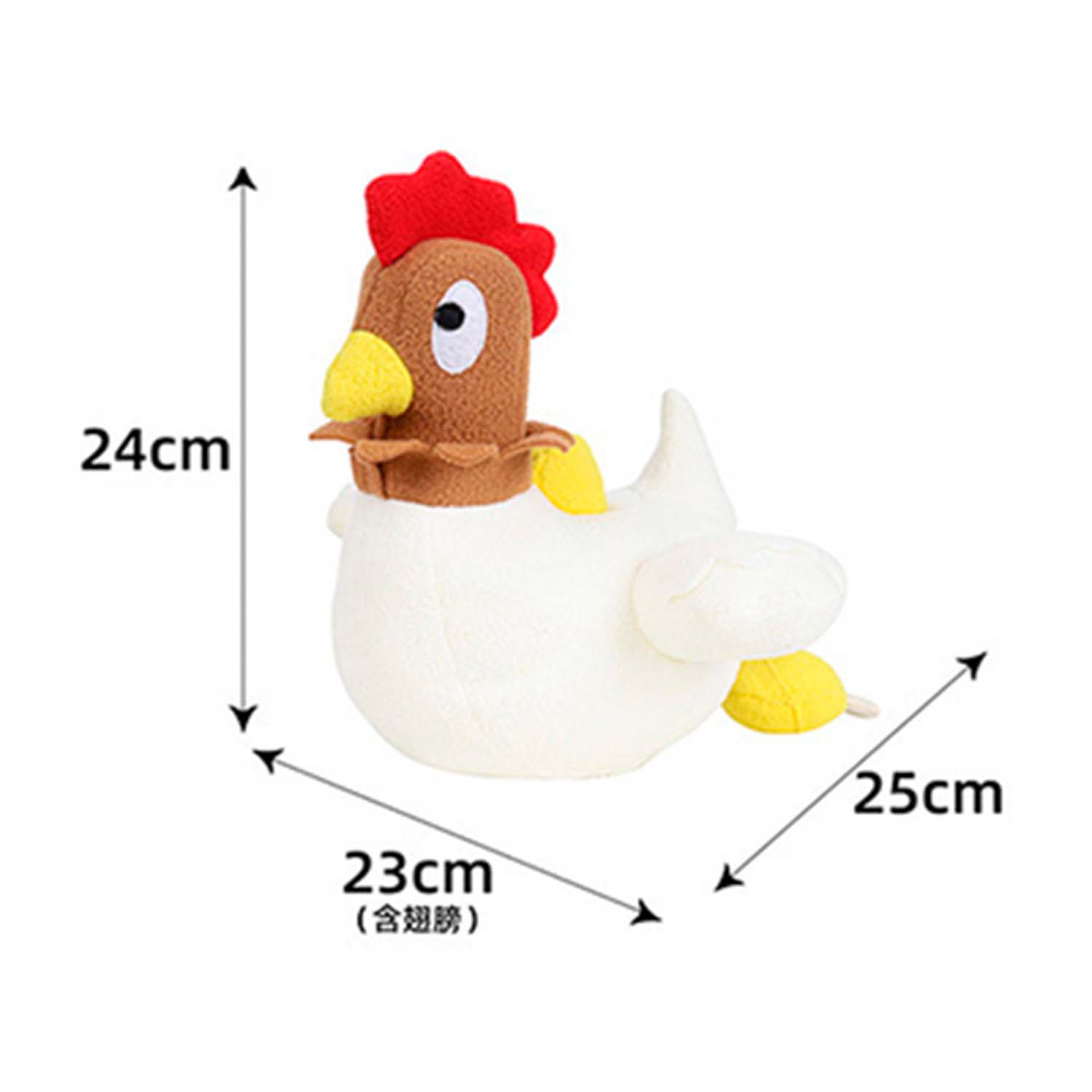 Doglemi Hen Lay Eggs Snuffle Push Toy