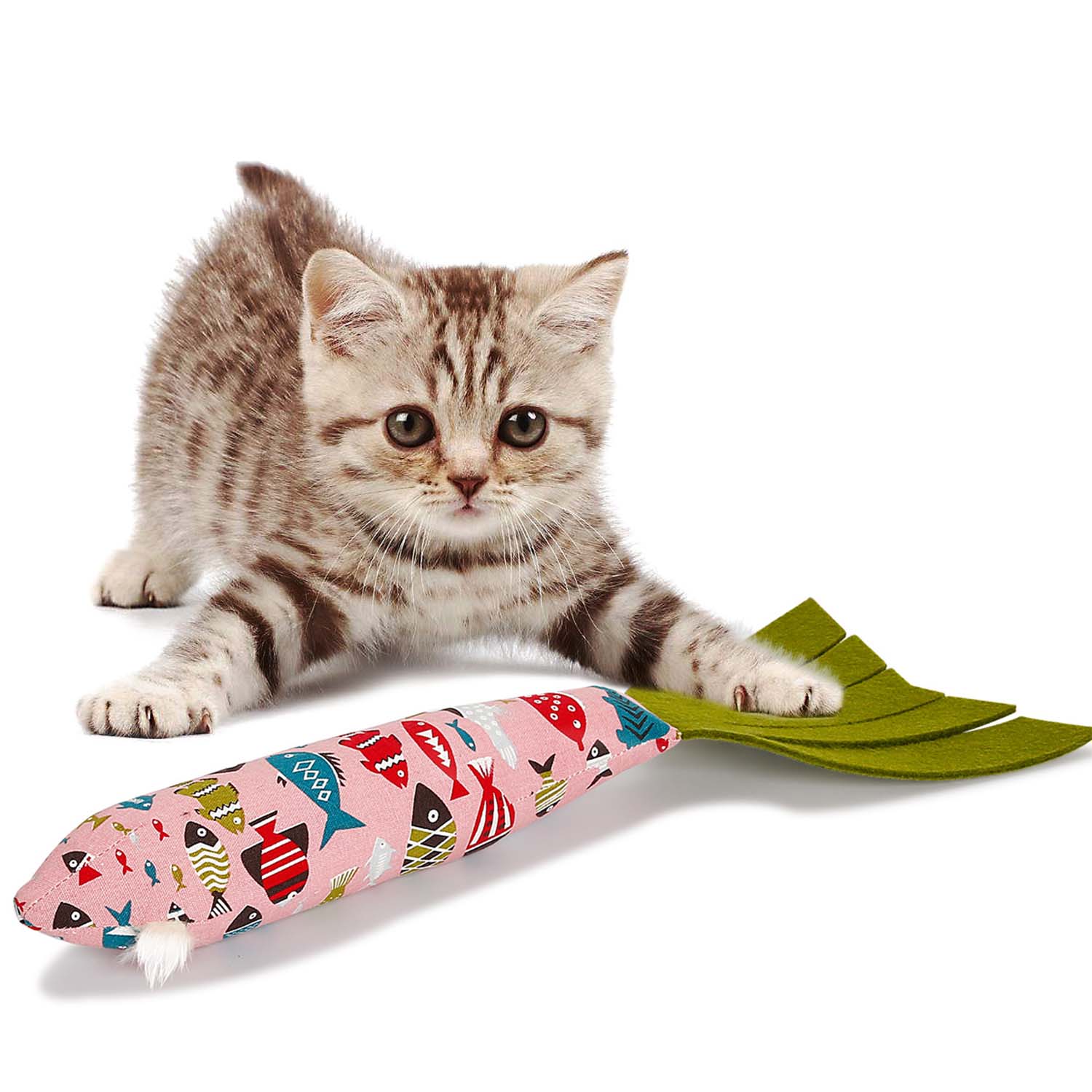 Doglemi Cat Cushion Toy Noise Paper (Pink)