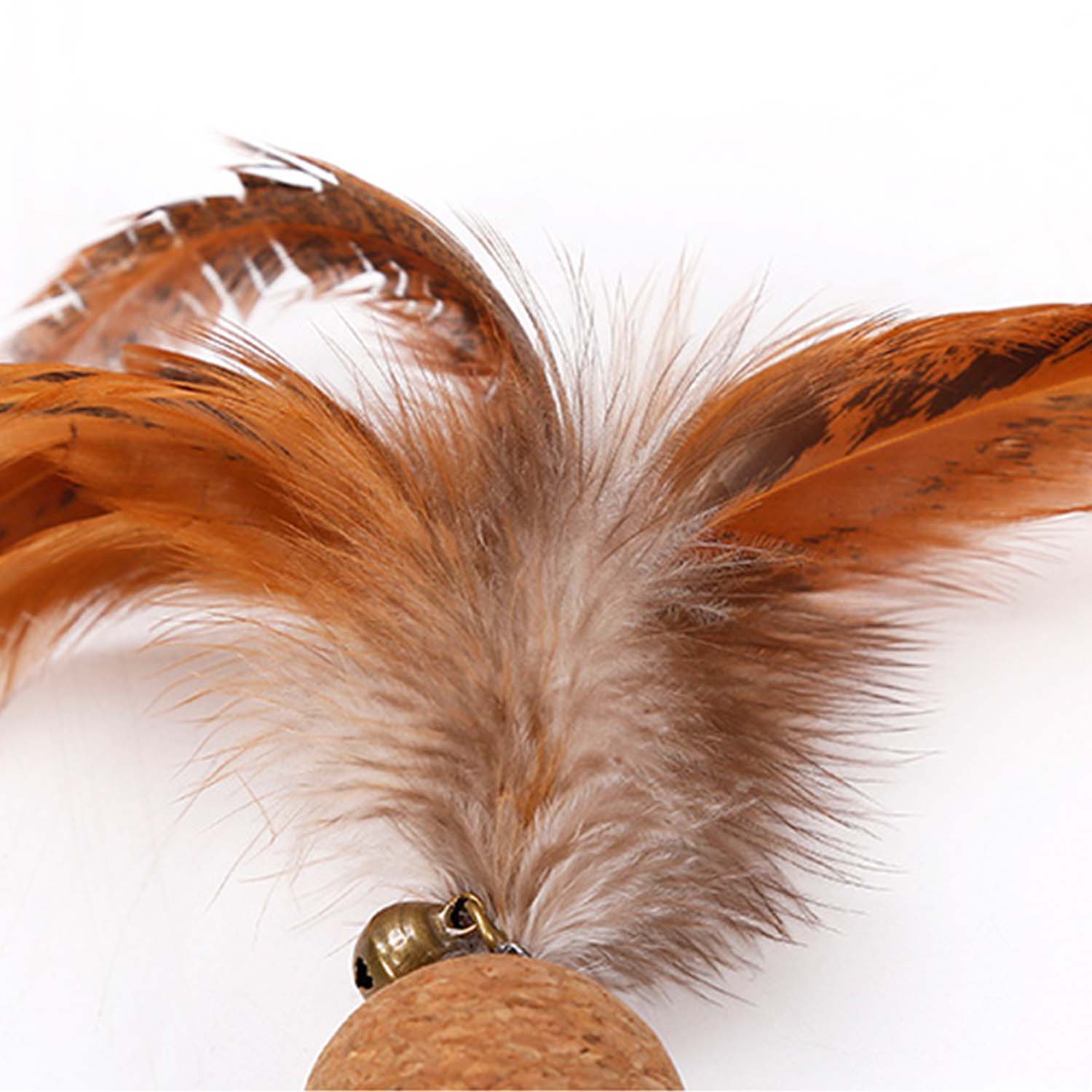 Doglemi Feather Cat Teaser with Catnip