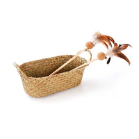 Doglemi Feather Cat Teaser with Catnip