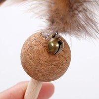 Doglemi Feather Cat Teaser with Catnip