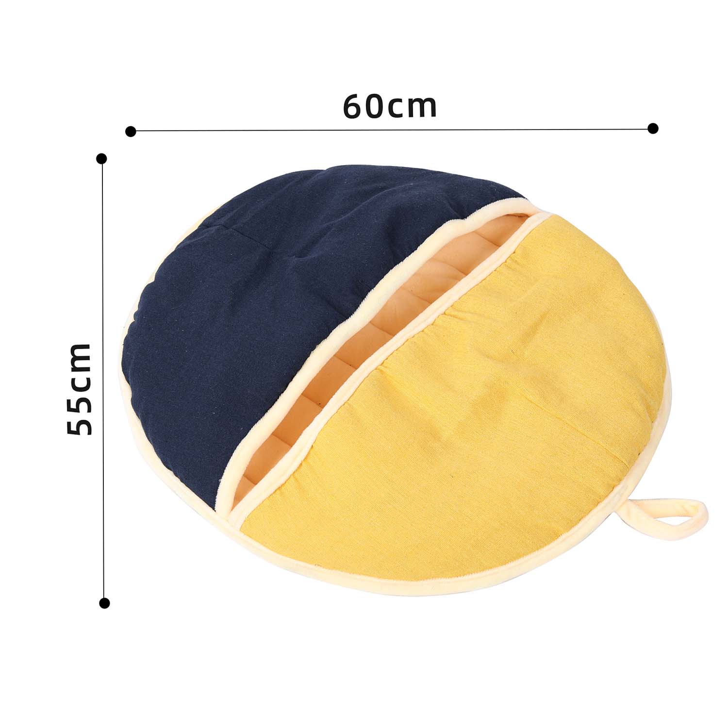 Doglemi Moon Fat Cat Cave (Yellow and Blue)