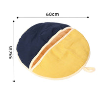 Doglemi Moon Fat Cat Cave (Yellow and Blue)