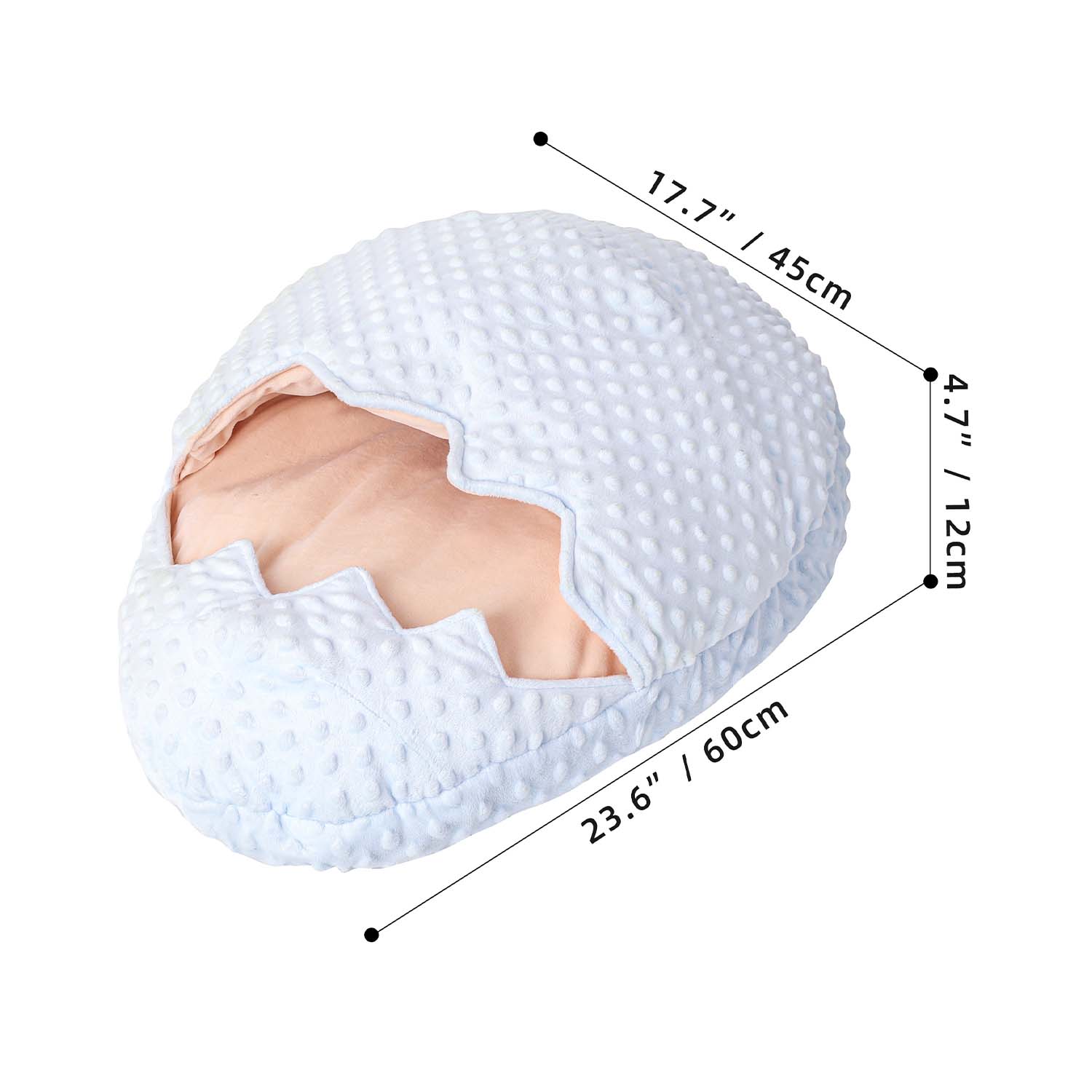 Doglemi Broke Egg Pet Bed (Blue)