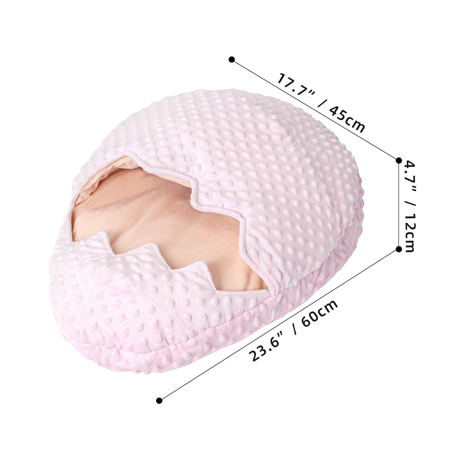 Doglemi Broke Egg Pet Bed (Pink)
