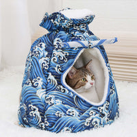 Doglemi Lucky Cat Bag House (Blue)