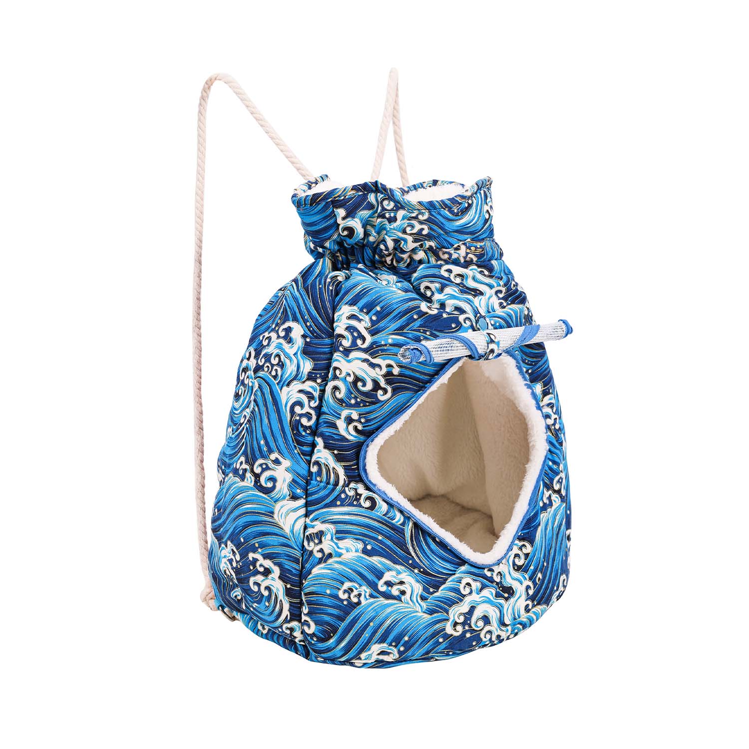 Doglemi Lucky Cat Bag House (Blue)