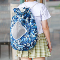 Doglemi Lucky Cat Bag House (Blue)