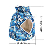 Doglemi Lucky Cat Bag House (Blue)