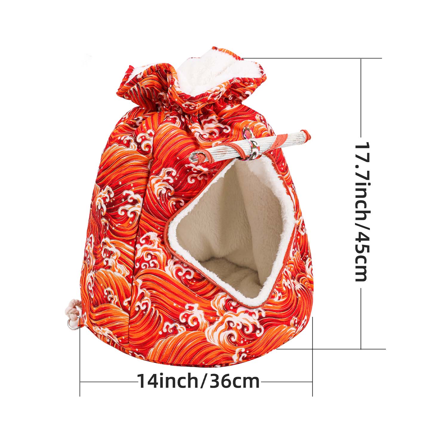 Doglemi Lucky Cat Bag House (Red)